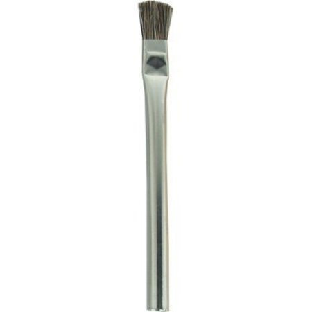 GORDON BRUSH 3/8" Diameter Horsehair and Tin Handle Acid Brush, 144PK AB8